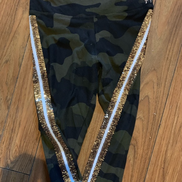 Victoria’s Secret PINK camo BLING leggings - Picture 4 of 4